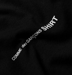 Comme des Garçons SHIRT - Logo-Print Cotton-Jersey T-Shirt - Black