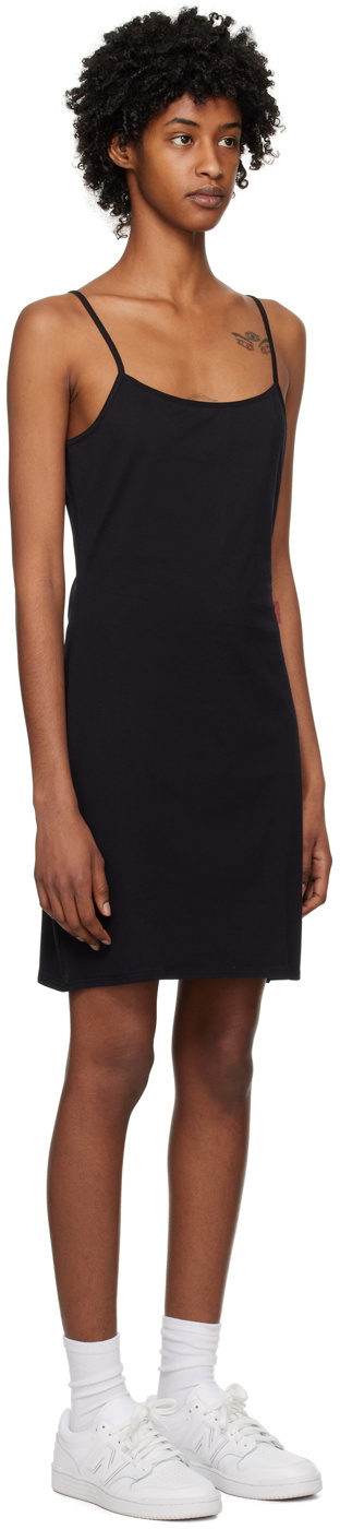 Sunspel Black Soft Minidress