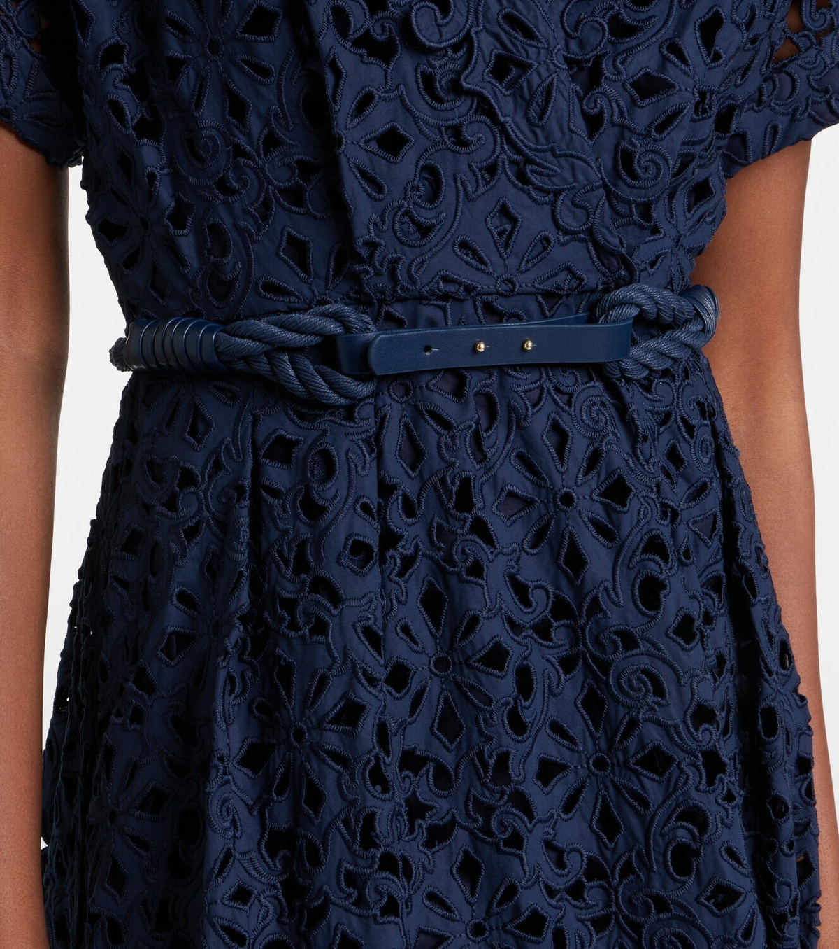 Rebecca Vallance Antalya broderie anglaise midi dress
