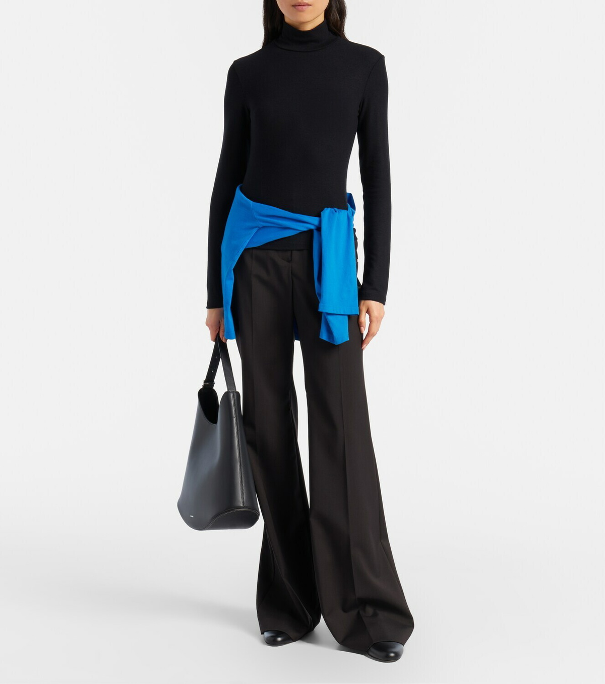 Leset Lauren turtleneck jersey top