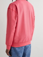 JW Anderson - Logo-Embroidered Cotton-Jersey Sweatshirt - Pink