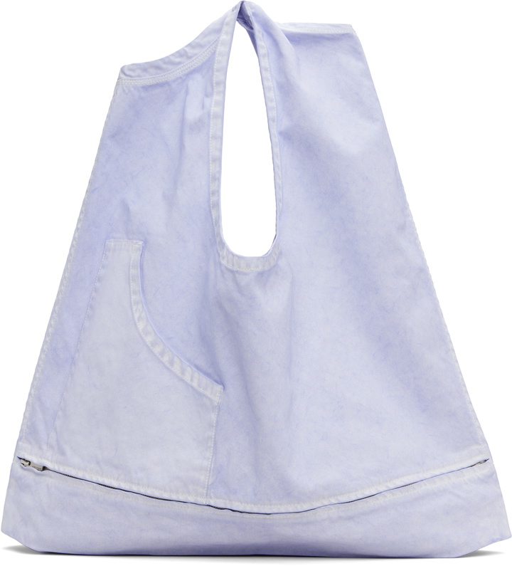 Photo: ISSEY MIYAKE Blue Sculptural Convertible Vest Bag