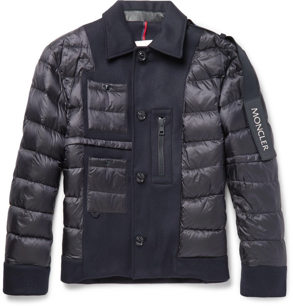 Photo: Moncler C - Padded Virgin Wool and Shell Down Jacket - Men - Navy