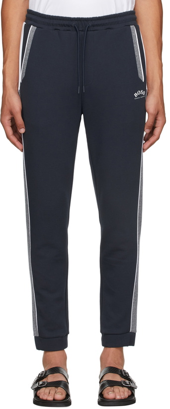 Photo: Boss Navy Hadiko Jogger Lounge Pants