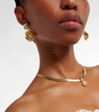 Magda Butrym Floral gold-plated drop earrings
