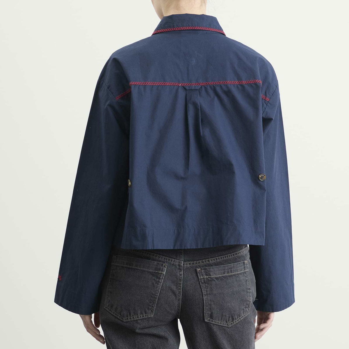 Damson Madder Women's Lykke Shirt in Navy