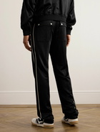 TOM FORD - Straight-Leg Piped Tech-Jersey Track Pants - Black