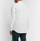 Incotex - Feelini Slim-Fit Cotton-Seersucker Shirt - White