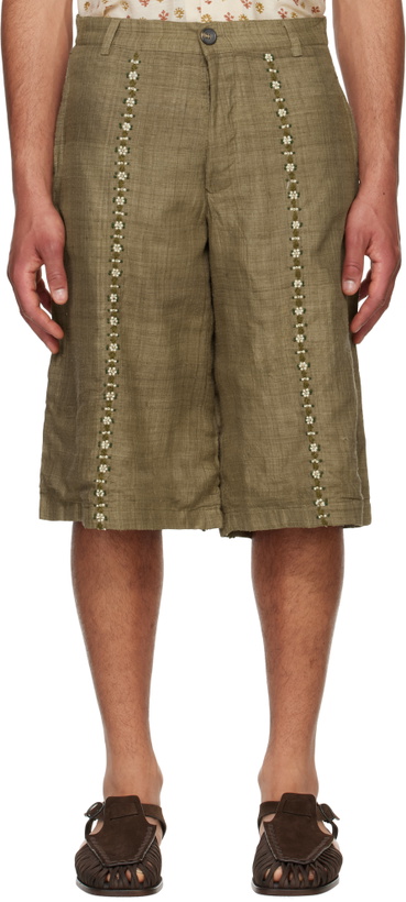 Photo: Kartik Research Khaki Big Shorts