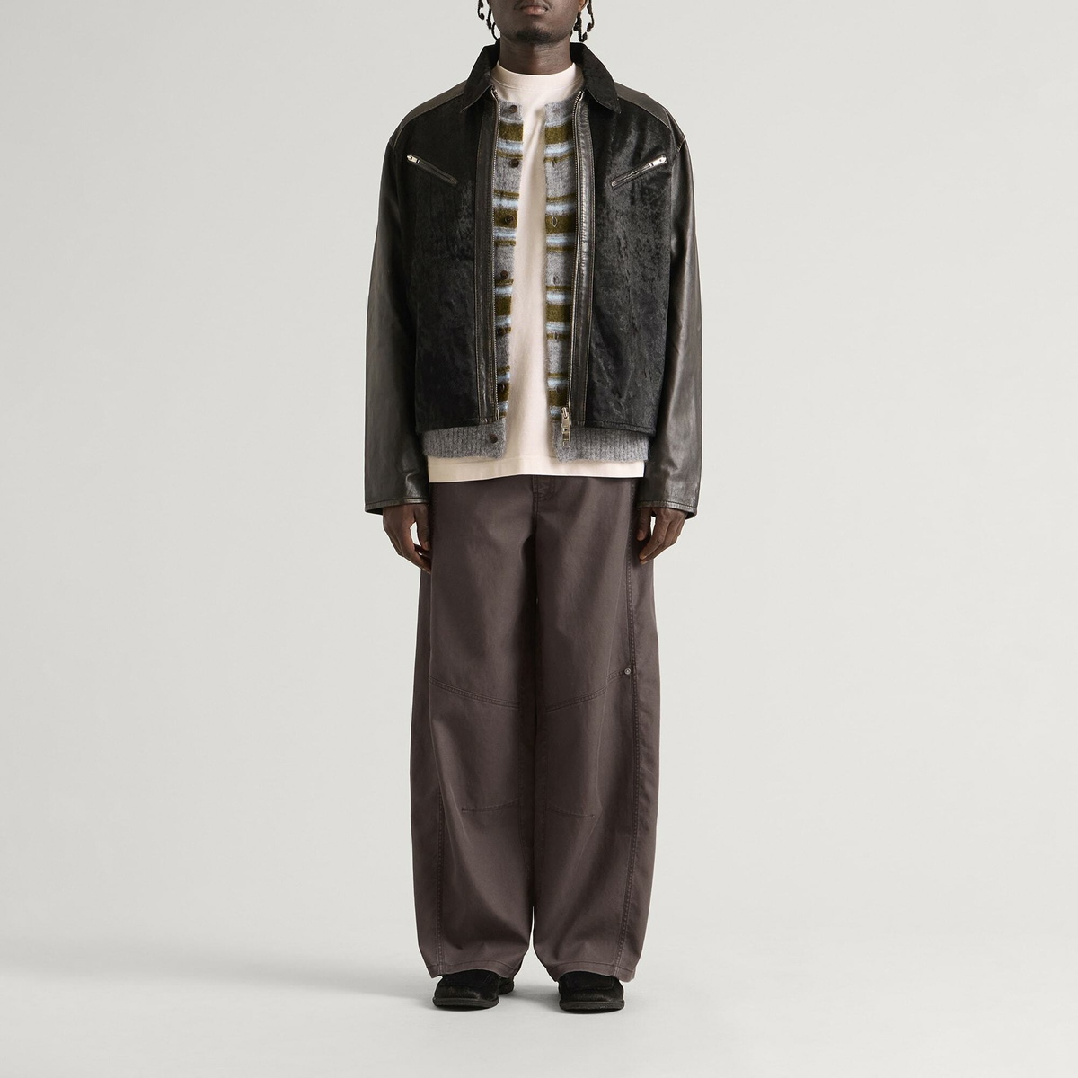 END. x Samsøe Samsøe Men's Saarix X Trousers in Overdyed Brown