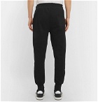 Moncler - Tapered Loopback Cotton-Jersey Sweatpants - Black