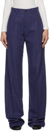 Marie Adam-Leenaerdt Blue Classic Trousers