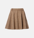 Brunello Cucinelli Monili wool-blend miniskirt
