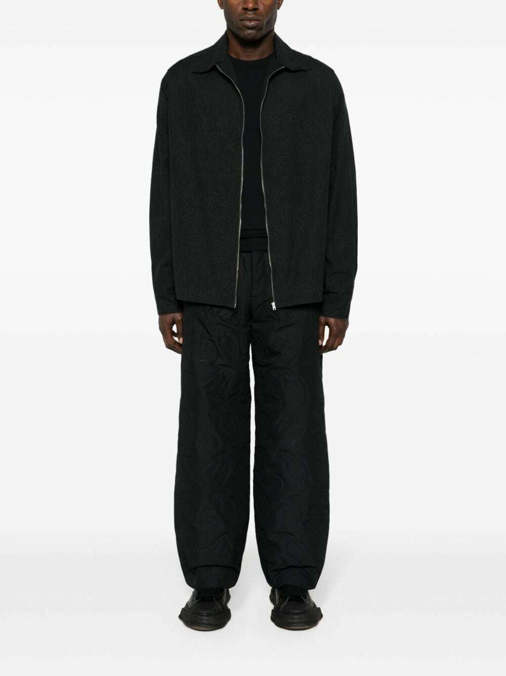 AIREI - Jacquard Zip Shirt Woven