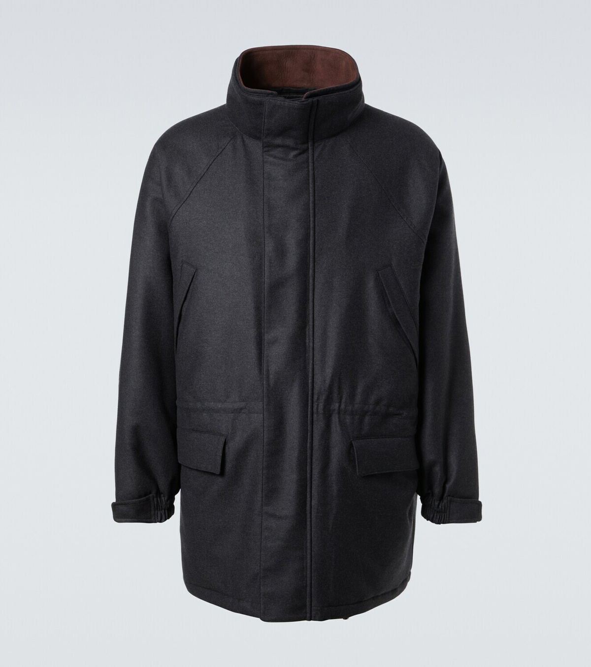 Auralee Padded wool flannel coat Auralee
