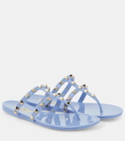 Valentino Garavani Rockstud PVC thong sandals