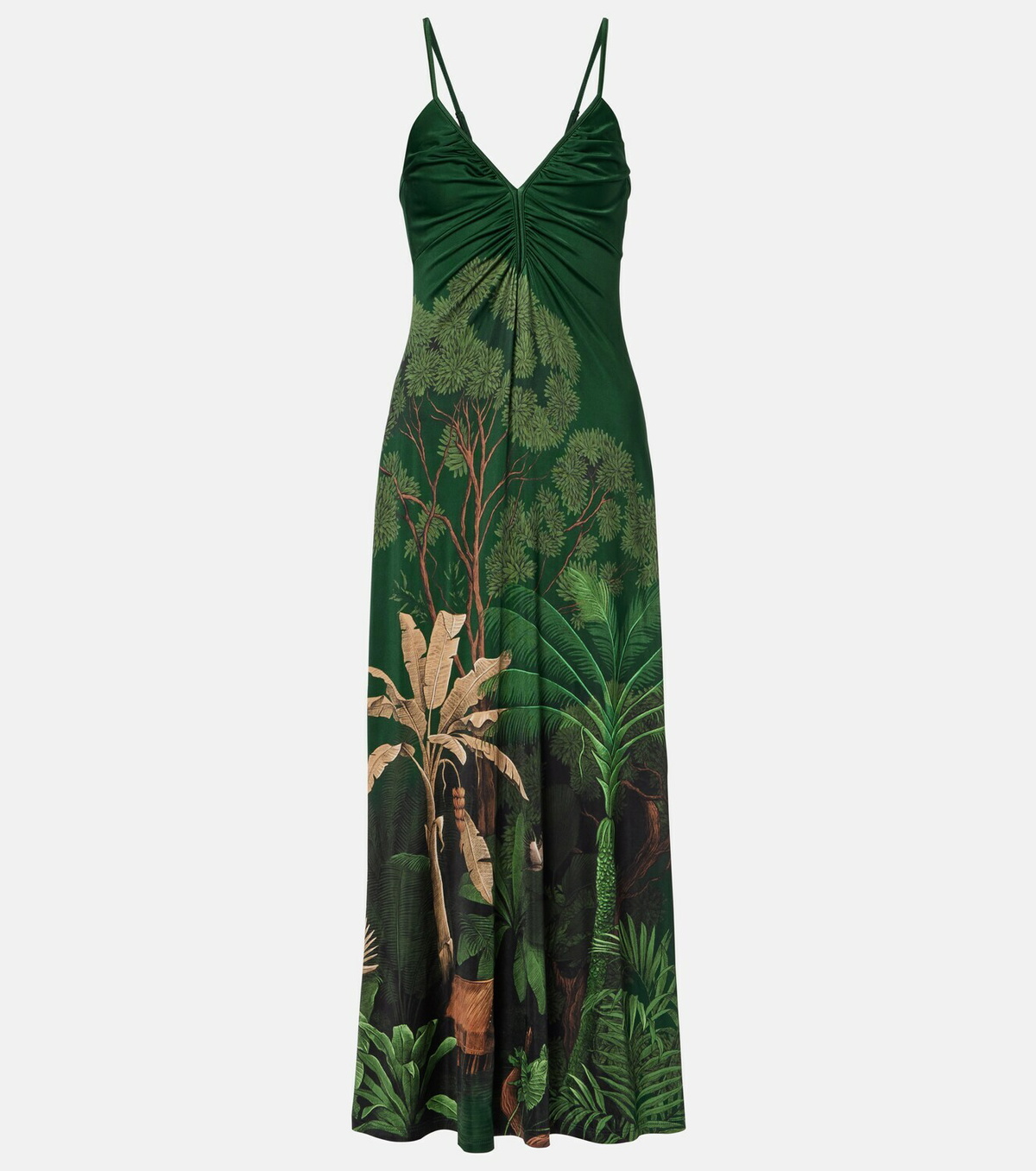 Johanna Ortiz Nuestra Tierra printed jersey midi dress