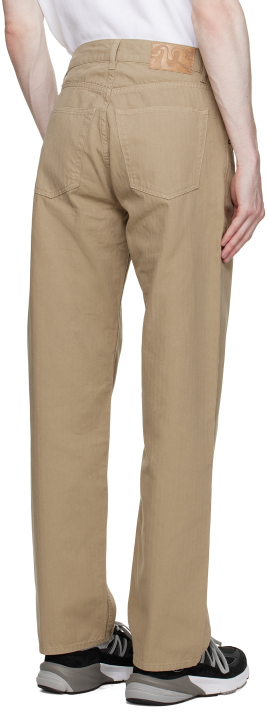 DANCER Khaki Five-Pocket Trousers