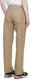 DANCER Khaki Five-Pocket Trousers