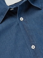 Purdey - Cotton-Chambray Shirt - Blue