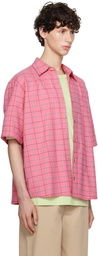 Acne Studios Pink Patch Shirt