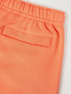 NIKE - Sportswear Club Logo-Print Cotton-Blend Jersey Shorts - Orange