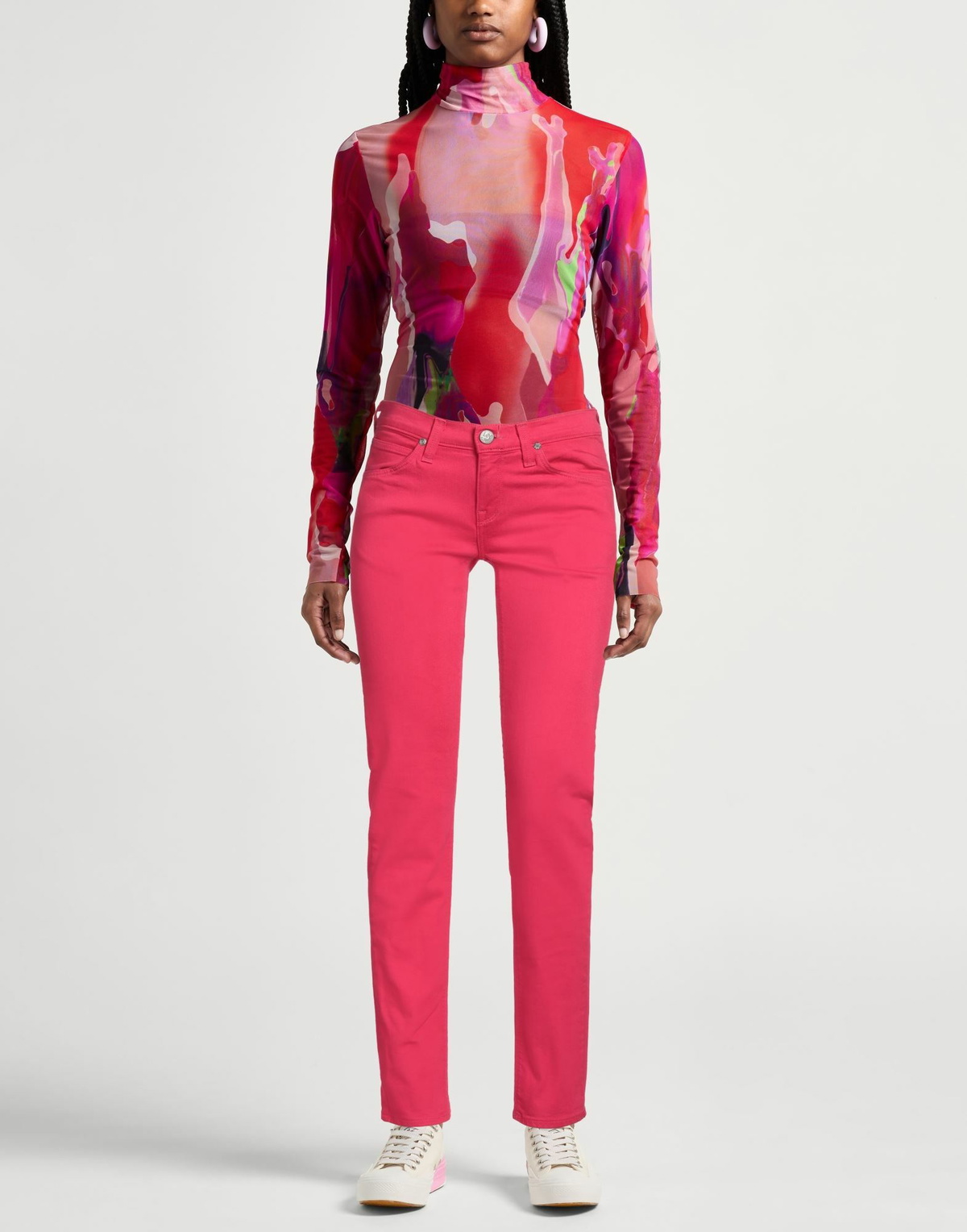Lee Womens Jeans Fuchsia