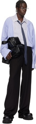 Balenciaga Black Fluid Poplin Large Elastic Trousers