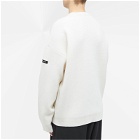 Balenciaga Men's Crew Knit in White