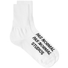 Pas Normal Studios Men's Oversocks in White