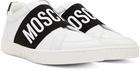 Moschino White Slip-On Sneakers