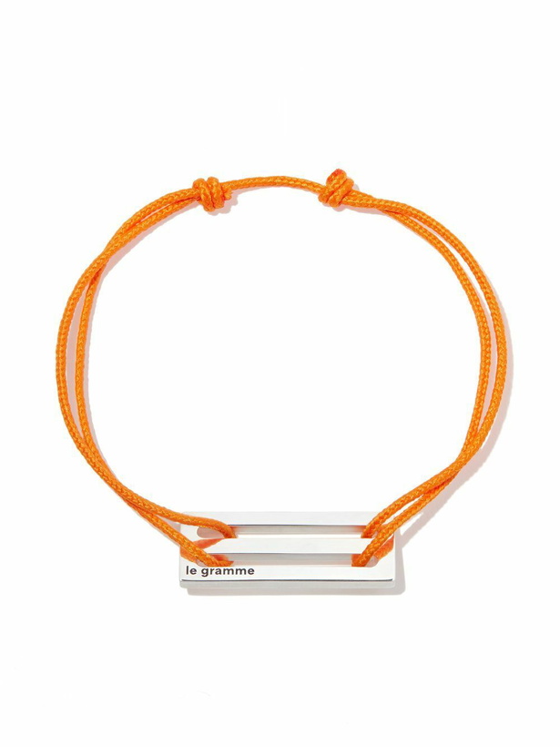 Photo: Le Gramme 2,5g Sterling Silver Cord Bracelet