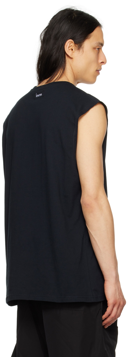 Lownn Black Crewneck Tank Top