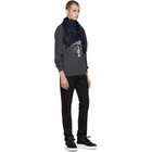 Alexander McQueen Black Wool and Mohair Skull Sweater