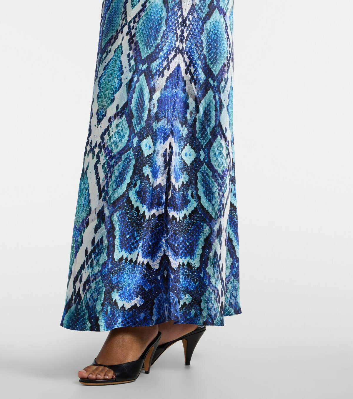 Camilla Animal-print silk slip dress