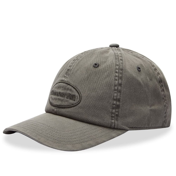 Photo: thisisneverthat Men's Overdyed ET Logo Cap in Charcoal