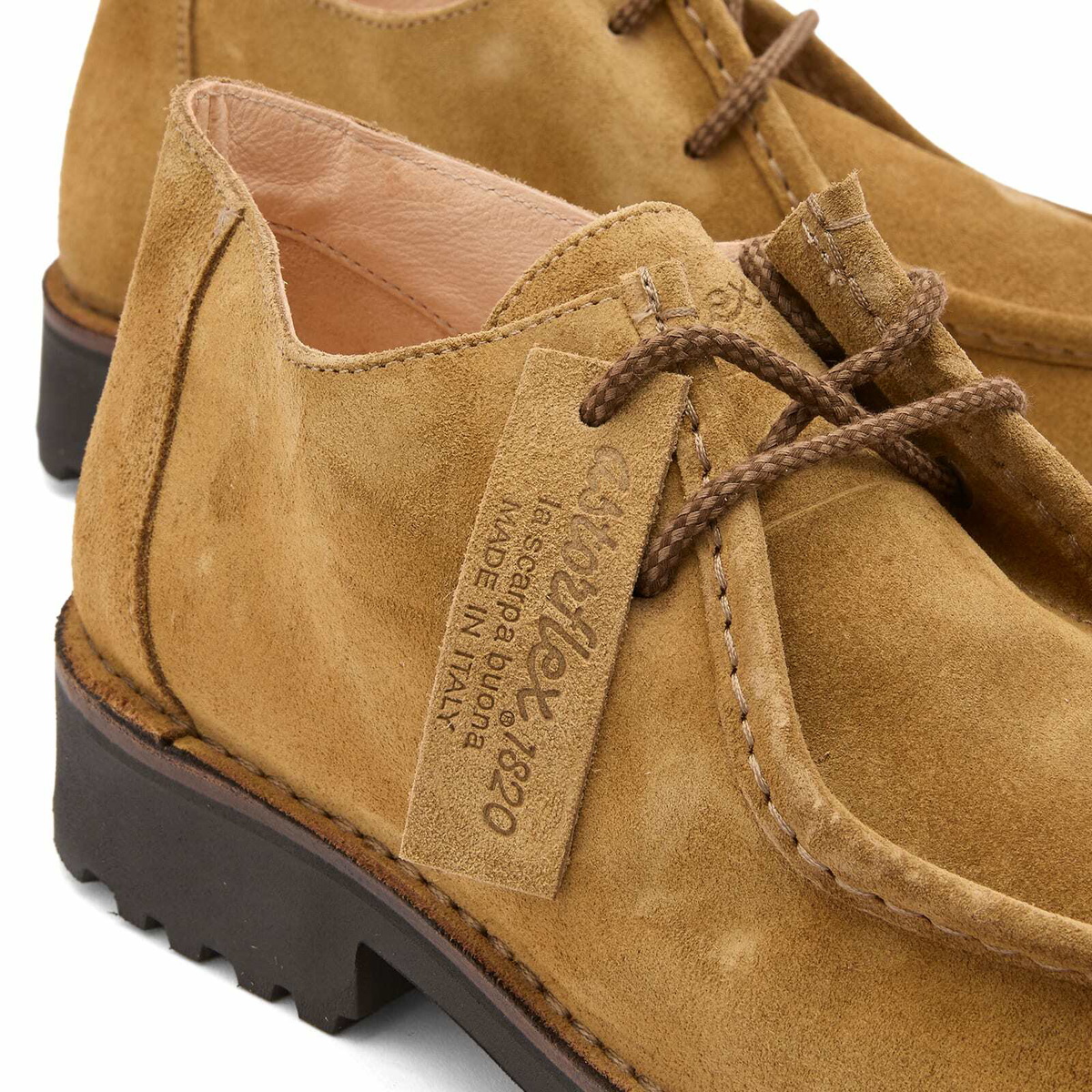 Astorflex Men's Beenflex Rubber Sole Suede Shoes in Whiskey