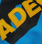 Ader Error - Oversized Logo-Appliquéd Printed Cotton-Blend Jersey T-Shirt - Blue