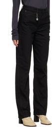LEMAIRE Black Five Pockets Twisted Jeans
