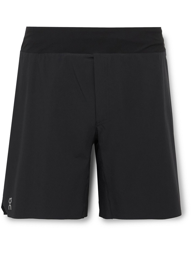 Photo: ON - Stretch-Shell and Mesh Shorts - Black