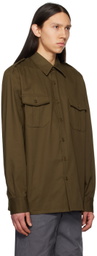 BRYAN JIMENÈZ SSENSE Exclusive Brown Shirt