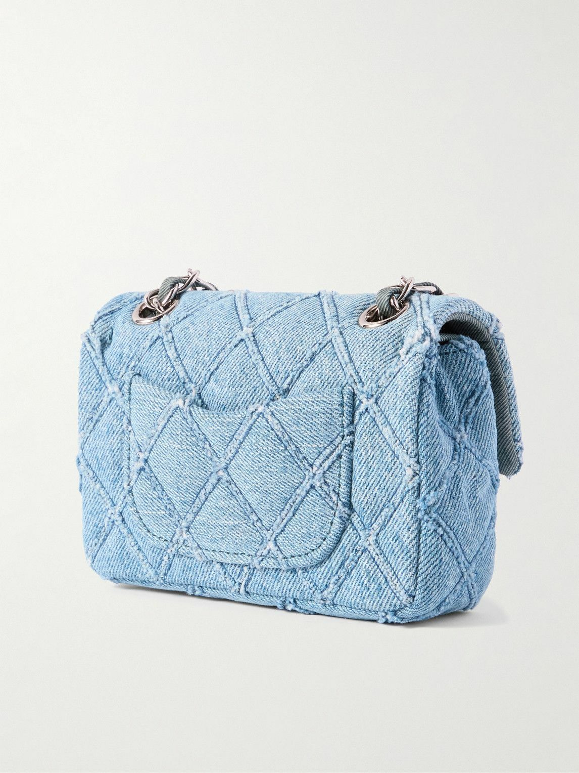 READYMADE - Rhombus Nano Quilted Denim Messenger Bag READYMADE