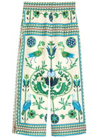 Lug Von Siga Maria Printed Linen Trousers Green