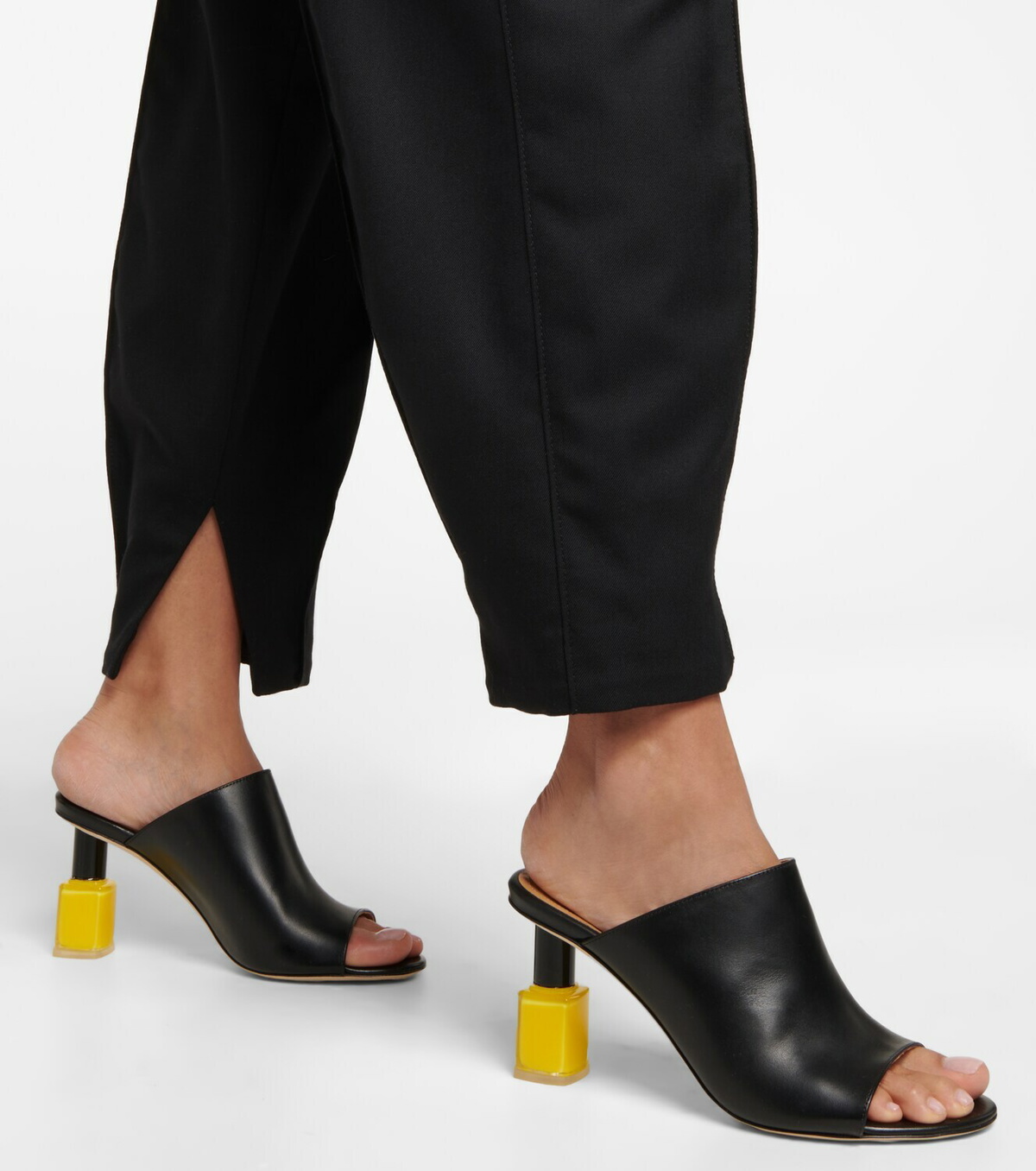 LOEWE ◆ Nail Polish Mule LOEWE Nail Polish leather mules | NET-A-PORTER