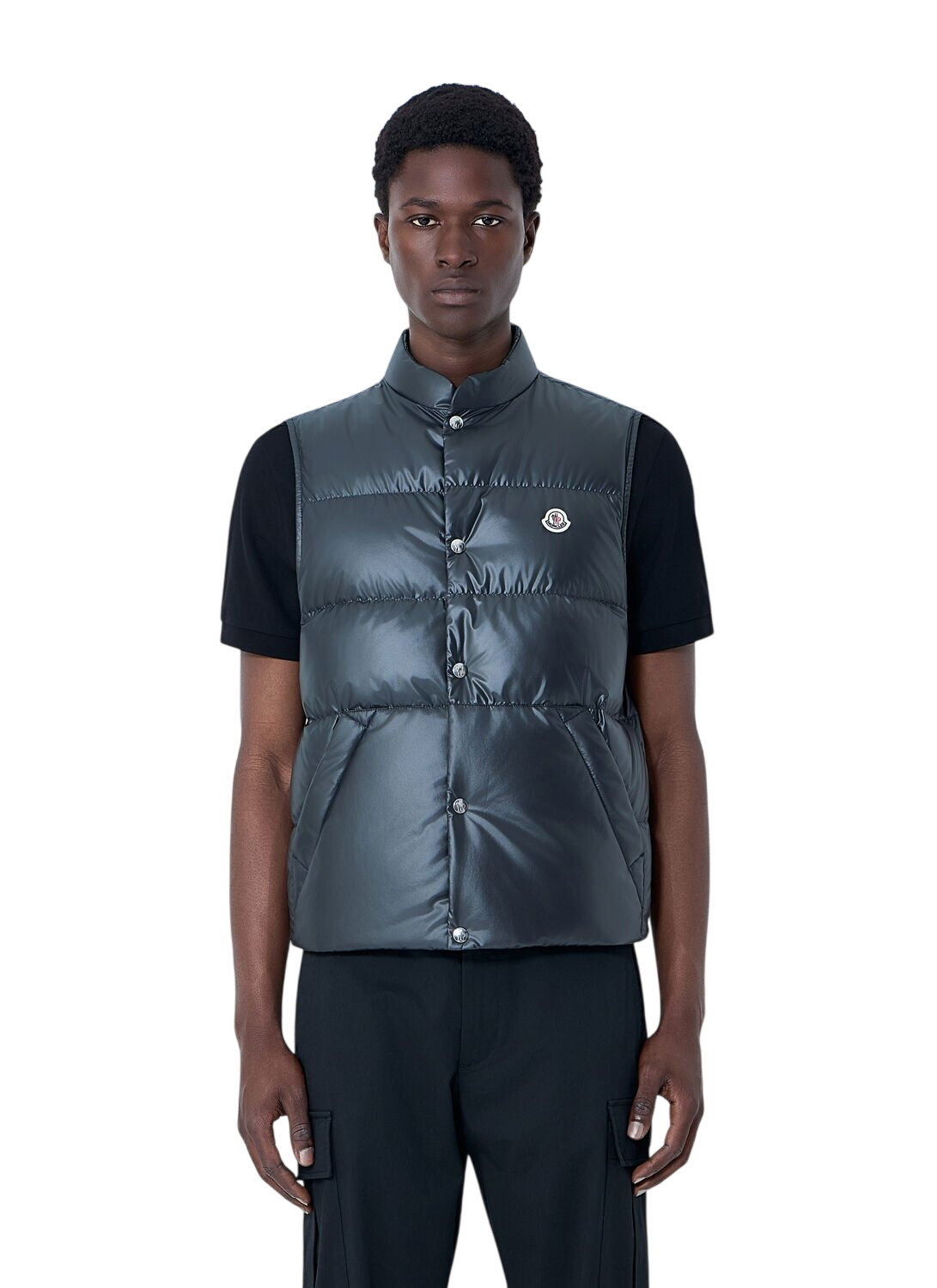 Moncler Logo-embroidered Cotton-blend Sweatshirt Navy Moncler