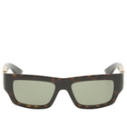 Bottega Veneta Eyewear Bottega Veneta BV1452S Sunglasses in Havana/Green 