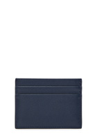 Dolce & Gabbana Logo Grained Leather Card Holder - Navy - One Size