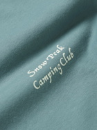Snow Peak - Camping Club Cotton-Blend Jersey T-Shirt - Blue