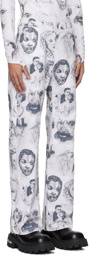 Maisie Wilen White Nebula Trousers