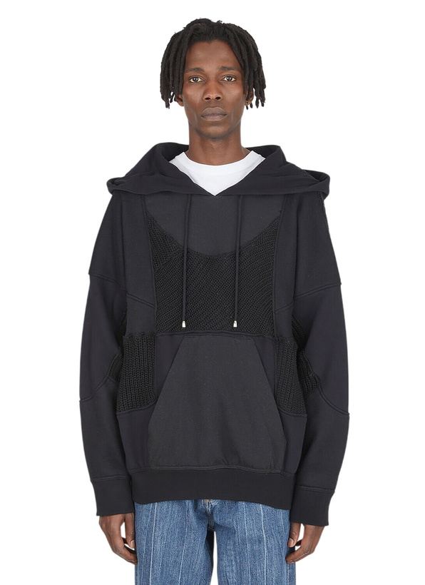 Photo: DRx FARMAxY FOR LN-CC Upcycled Crochet Hooded Sweatshirt
